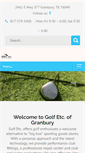 Mobile Screenshot of golfetcgranbury.com